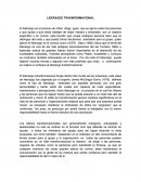 LIDERAZGO TRASNFORMACIONAL