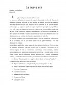 La new age. La nueva era