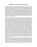 Feminismo la clave para alcanzar la igualdad.