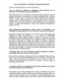 DE LOS APORTES AL SISTEMA DE SEGURIDAD SOCIAL