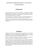 INVALIDEZ DEL MATRIMONIO DENTRO DE LA LEGISLACIÓN Y DOCTRINA PERUANA