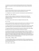 Ejercicios de Rendimiento Químico
