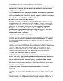 Modelo de formación en las microempresas en busca de una tipología.. Página 1
