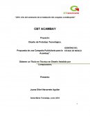 Proyecto: Diseño de prototipo tecnológico. Propuesta de una Campaña Publicitaria para la “Imprenta Acambay”