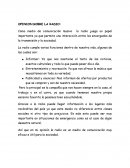 Opinión sobre los medios de comunicación