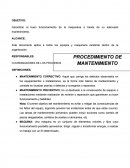 Garantizar el buen funcionamiento de la maquinaria a través de su adecuado mantenimiento.