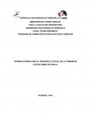 VIVIENDAS DIGNAS PARA EL DESARROLLO SOCIAL EN LA COMUNIDAD LOTE 04 LOMAS DE FUNVAL.