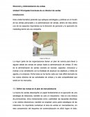 Dirección y Administración de ventas