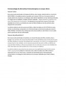 Farmacosologia de alternativas farmacoterapicas en ensayo clínico.