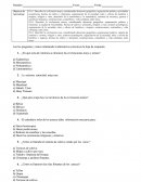 PRUEBA SEMESTRAL HISTORIA, GEOGRAFÍA Y CS. SOCIALES 4° AÑOS