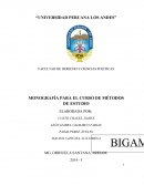 MONOGRAFÍA PARA EL CURSO DE MÉTODOS DE ESTUDIO