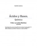 Esta práctica trata a cerca de como diferenciar una acido de una base utilizando el líquido obtenido al hervir agua potable con una col morada y agregándolo a distintos materiales que comemos o utilizamos un nuestra vida diaria.