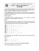 TALLER DE ORIGINALIDAD