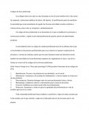 Códigos de ética profesional.