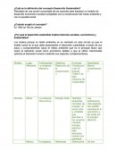 Definición del concepto desarrollo sustentable