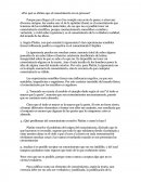 ¿Por qué se afirma que el conocimiento en un proceso?