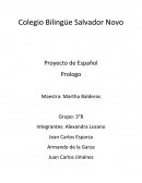 Proyecto de Español Prologo