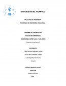 RELACIONES ENTRE MASA Y VOLUMEN