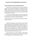 EDUCACION Y SALUD COMO MECANISMO DE INCLUSION SOCIAL