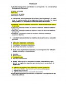 Cual de las siguientes actividades no corresponde a las características propias de la promoción?