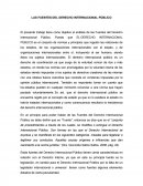 LAS FUENTES DEL DERECHO INTERNACIONAL PÚBLICO