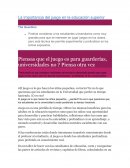 La importancia del juego en la educación superior The Guardian