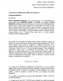 Ejemplo de Pension Alimenticia