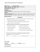 Instrumento evaluativo.