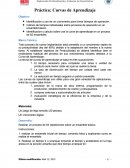 Práctica sobre la Curva de Aprendizaje.