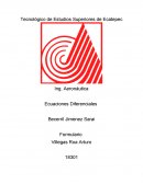 Lineal, Primer Orden, Homogénea.