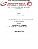 EMPRESA INKABANA- MARKETING- MYPE DOCENTE: