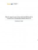 Plan de negocios para el mercado inmobiliario de la Constructora e Inmobiliaria Molina Morel S.A