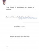 Operaciones con radicales y fracciones