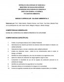 UNIDAD CURRICULAR: CALIDAD AMBIENTAL II