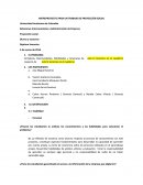 ANTREPROYECTO PARA UN TRABAJO DE PROYECCIÓN SOCIAL
