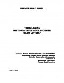 Simulacion caso de un adolescente.
