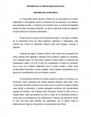 HISTORIA DE LA PSICOLOGÍA EVOLUTIVA.