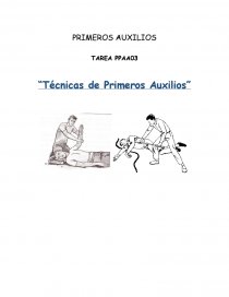 PPAA03 - TECNICAS DE PRIMEROS AUXILIOS.. Página 1