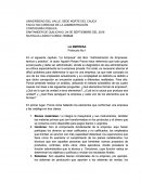 FACULTAD CIENCIAS DE LA ADMINISTRACIÓN.