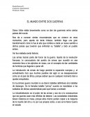 EL MUNDO ENTRE DOS GUERRAS.