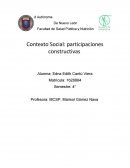 Contexto Social: participaciones constructivas