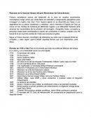 Resumen de la linea de tiempo.