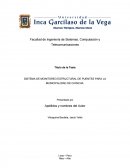 Monitoreo de salud estructural.