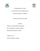 POSTULADOS DEL CODIGO DE ETICA DEL CONTADOR.