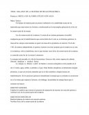 TEMA 1 BALANCE DE LA MATERIA SIN REACCIÓN QUÍMICA.