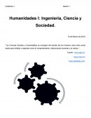Humanidades I: Ingeniería, Ciencia y Sociedad.