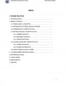 TRABAJO - EL PODER POLITICO.