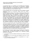 ¿Para que sirve estudiar teoría de la comunicación? Martín Serrano.M (2005).