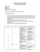 OBJETIVOS GENERALES DEL ÁREA DE LENGUA.