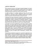 ¿Que es el curriculum?